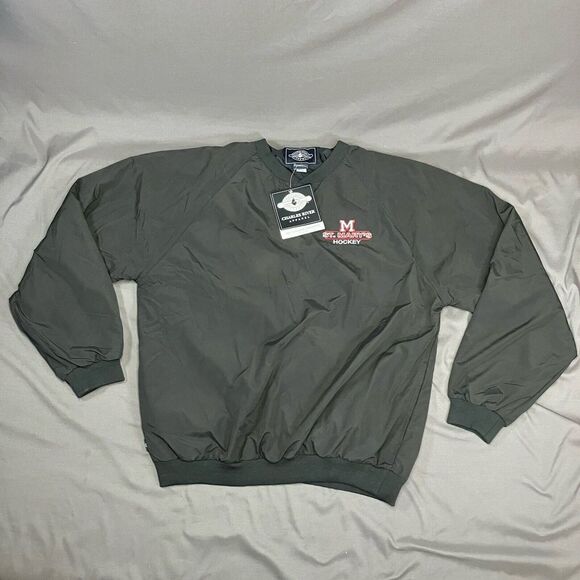 Charles River Apparel St. Mary's Hockey Windshirt Jacket / Pullover Large /Men's - Picture 1 of 16